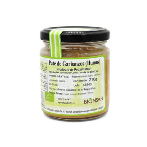 Hummus de Garbanzos Ecológico Bionsan 210 gr