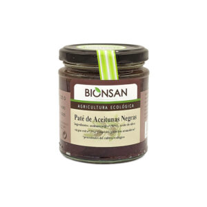 Tarro de Paté de Aceitunas Negras Ecológico Bionsan 220gr