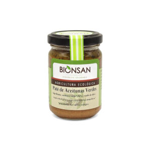 Tarro de Paté de Aceitunas Verdes Ecológico Bionsan 140gr