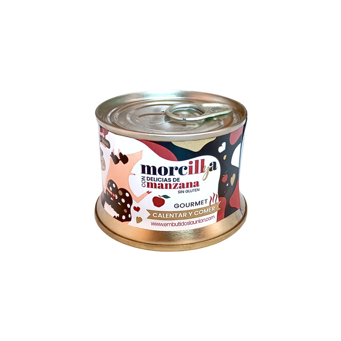 Envase de Morcilla Asturiana con Manzana La Unión 150gr