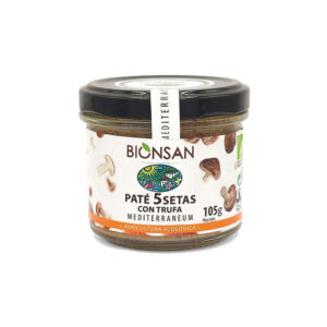 Paté de 5 Setas con Trufa Ecológico Bionsan 105 gr