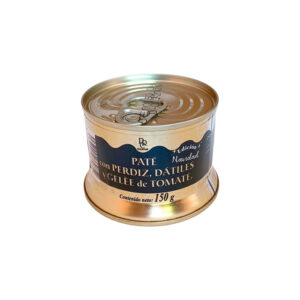 Lata de Paté de Perdiz con Dátiles y Gelée de Tomate 150gr Real Carolina