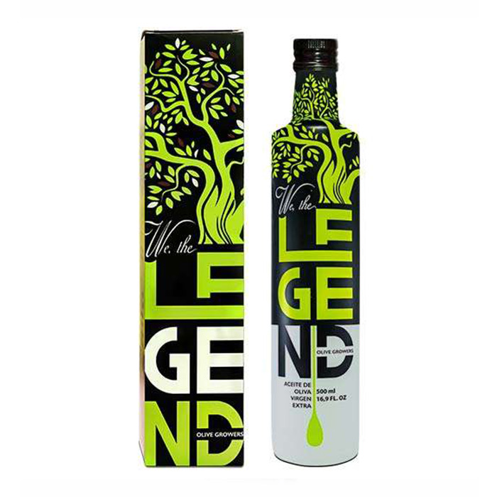 Botella de Aceite de Oliva Virgen Extra Palacio Oliaxi Hojiblanca 500ml